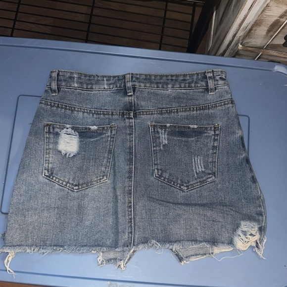 Native Daughters Blue Jean Skirt - Picture 3 of 3